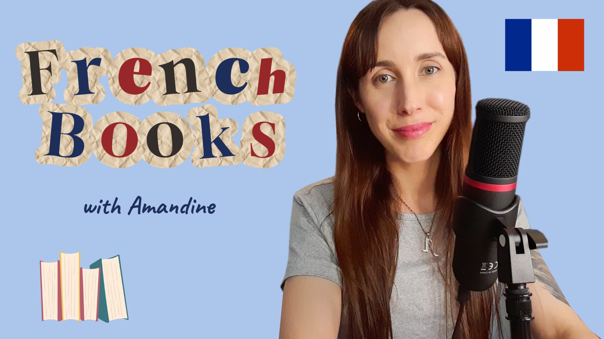 french books with amandine miniature