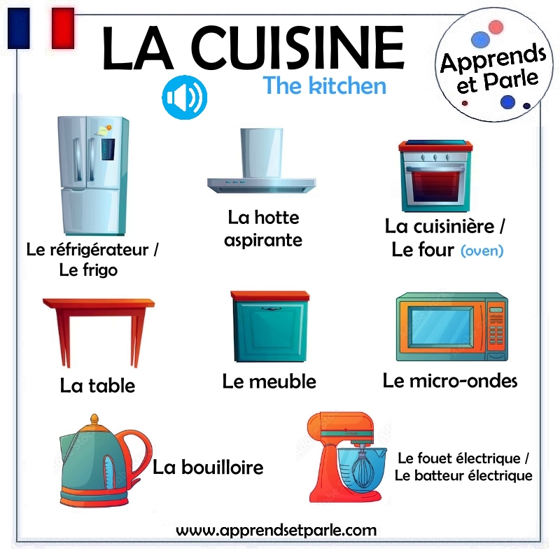 La cuisine sans audio